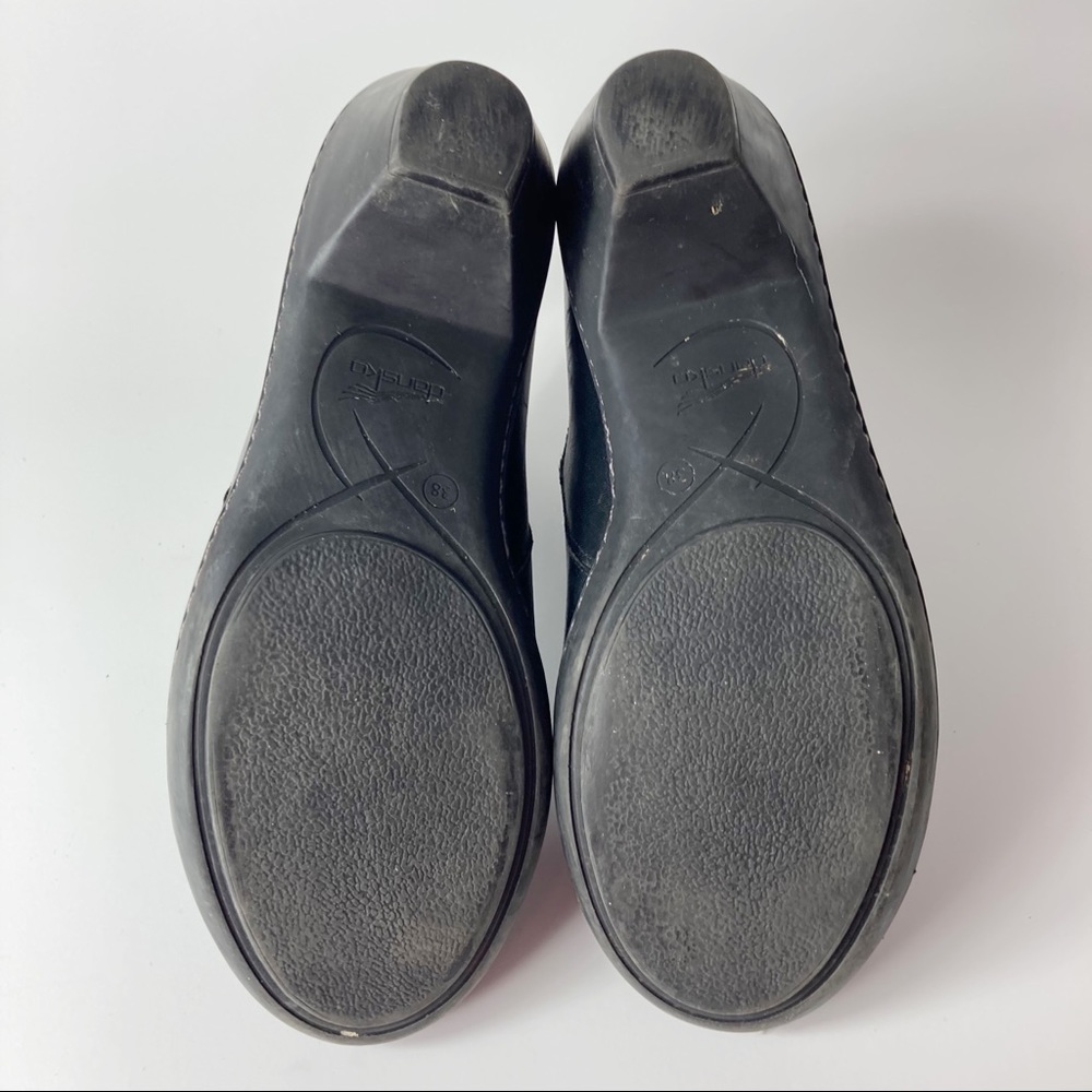 Dansko Bonita Cutout Ankle Boots Booties Size 38 Black - Picture 10 of 11